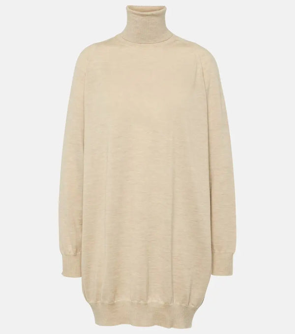 Max Mara Casha turtleneck cashmere minidress | LYBSTORE