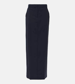 Max Mara Circeo wool maxi skirt