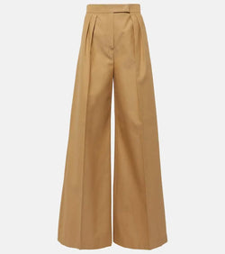 Max Mara Corte cotton wide-leg pants | LYBSTORE