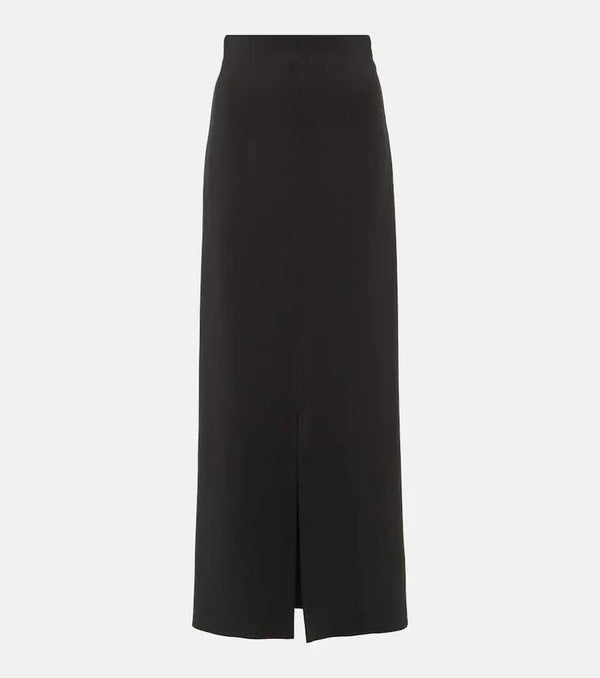 Max Mara Duccio front-slit neoprene maxi skirt | LYBSTORE