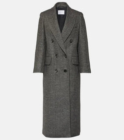 Max Mara Eccesso double-breasted virgin wool coat | LYBSTORE