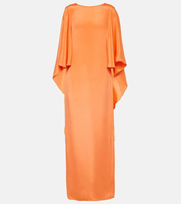 Max Mara Elegante Baleari silk crêpe de chine gown | LYBSTORE