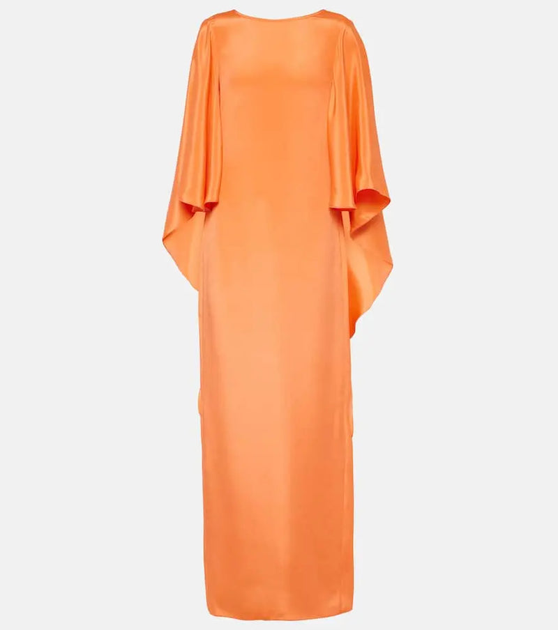 Max Mara Elegante Baleari silk crêpe de chine gown | LYBSTORE