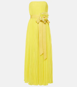 Max Mara Elegante Hiltex chiffon maxi dress