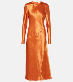 Max Mara Elogio satin maxi dress