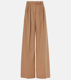 Max Mara Fagus high-rise wool wide-leg pants