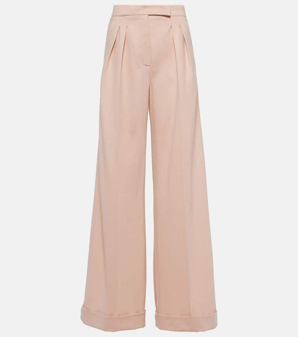 Max Mara Faraday wool jersey wide-leg pants