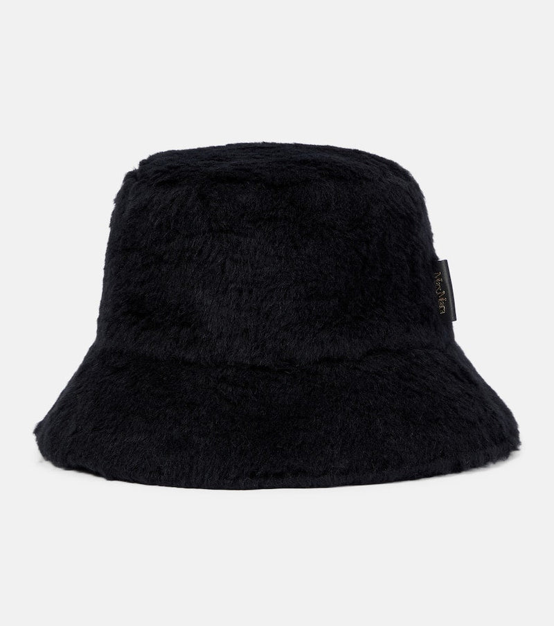 Max Mara Figura alpaca, wool, and silk bucket hat