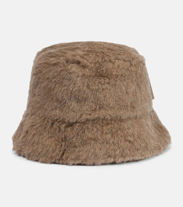 Max Mara Figura alpaca, wool, and silk bucket hat