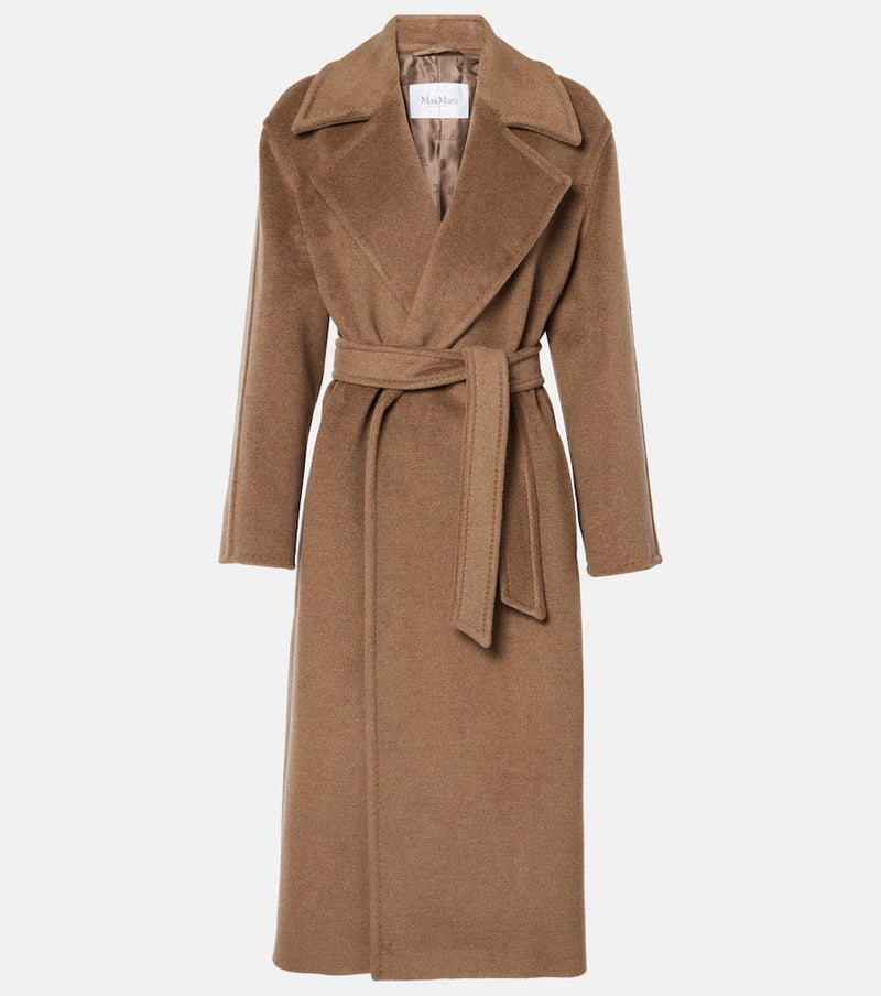 Max Mara Fragore wool and cashmere-blend wrap coat