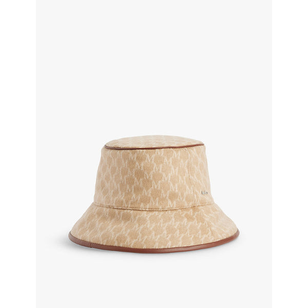 Max Mara Getto logo virgin wool and cashmere-blend bucket hat | LYBSTORE