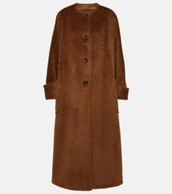 Max Mara Hudson oversized alpaca and wool coat | LYBSTORE