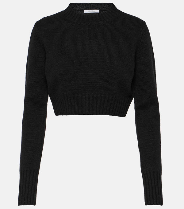 Max Mara Jazz cropped cashmere sweater | LYBSTORE