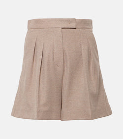 Max Mara Jessica high-rise cotton shorts | LYBSTORE