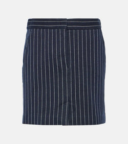 Max Mara Kirsch pinstripe jersey miniskirt | LYBSTORE