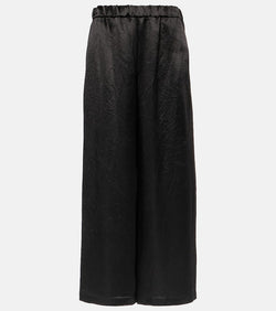 Max Mara Leisure Accanto satin palazzo pants