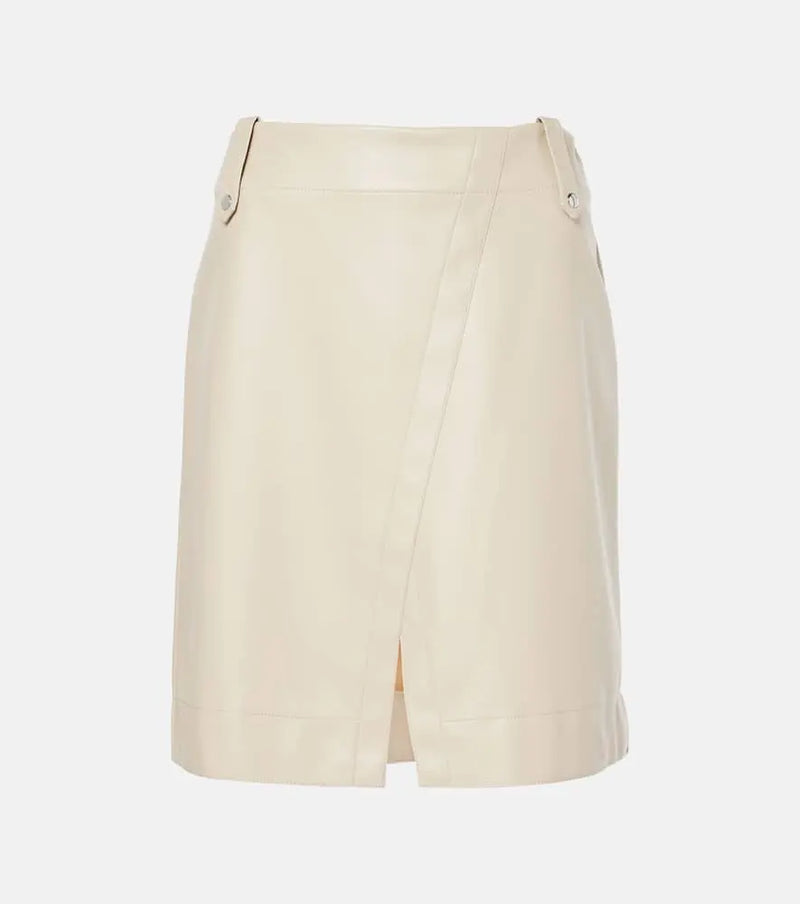 Max Mara Leisure Aere coated jersey miniskirt | LYBSTORE