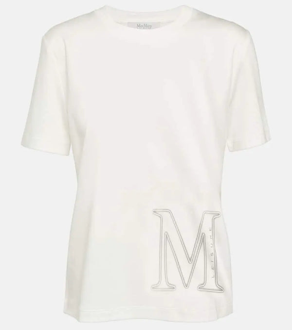 Max Mara Leisure Monviso cotton-blend T-shirt | LYBSTORE