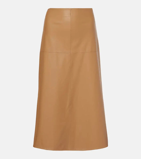 Max Mara Leisure Scilli coated jersey midi skirt | LYBSTORE