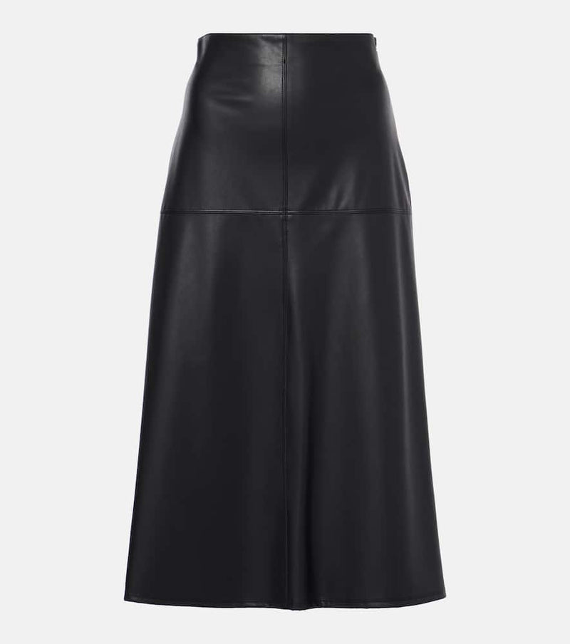 Max Mara Leisure Scilli coated jersey midi skirt