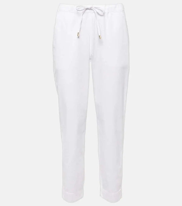 Max Mara Leisure Terreno cotton-blend slim pants | LYBSTORE