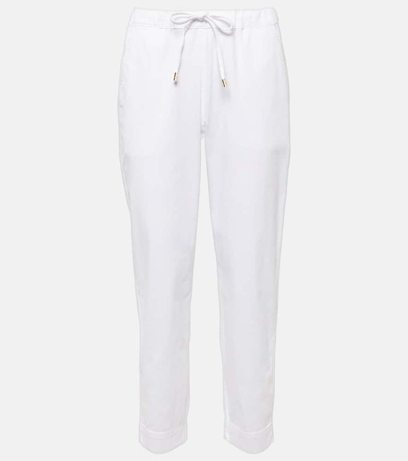 Max Mara Leisure Terreno cotton-blend slim pants