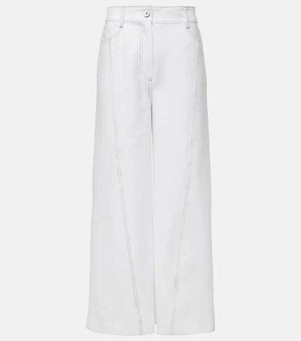 Max Mara Leisure cotton-blend jersey culottes