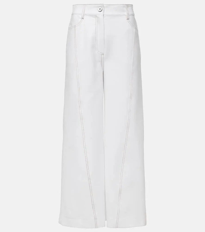 Max Mara Leisure cotton-blend jersey culottes