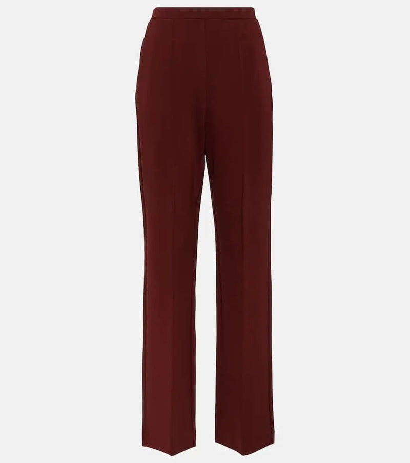 Max Mara Lido crêpe straight pants | LYBSTORE