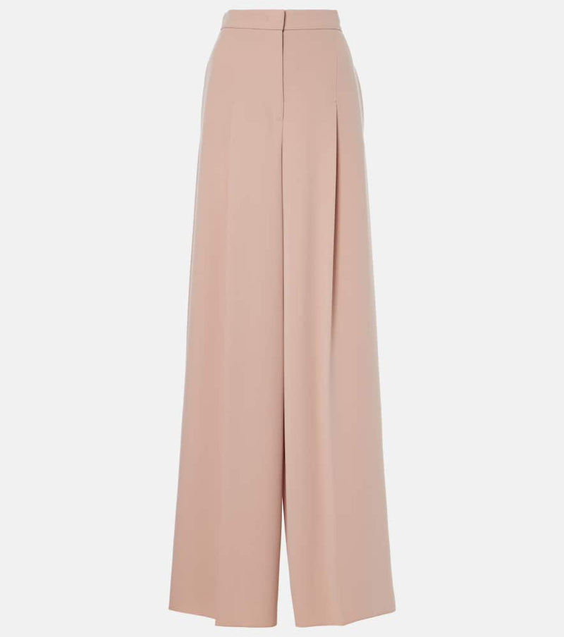 Max Mara Lino cady wide-leg pants