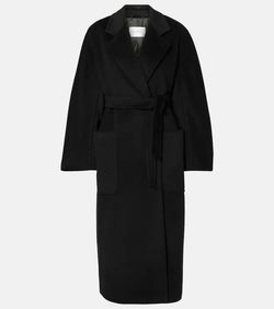 Max Mara Locri wool and cashmere wrap coat