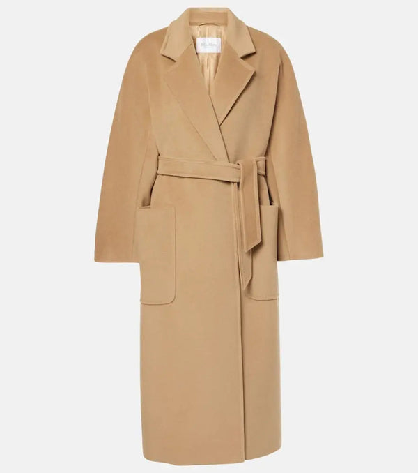 Max Mara Locri wool and cashmere wrap coat | LYBSTORE