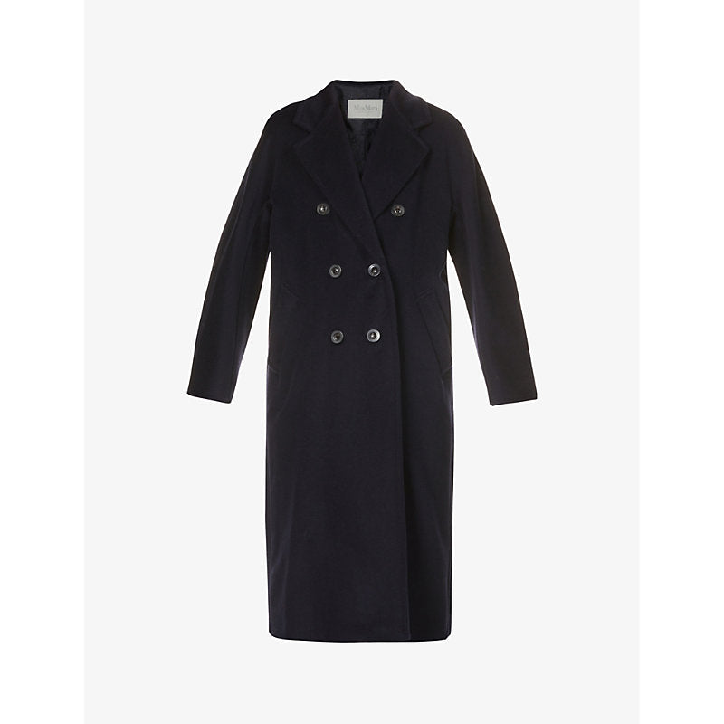 Womens Max Mara Madame double-breasted wool and cashmere-blend coat