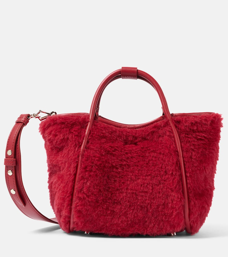 Max Mara Marine Small teddy tote bag