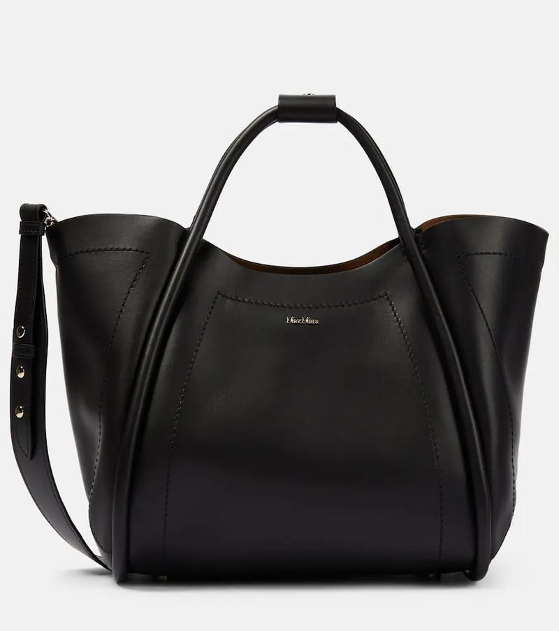 Max Mara Marine leather tote bag