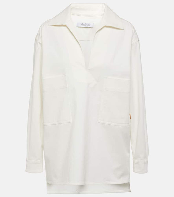 Max Mara Matassa oversized cotton gabardine shirt