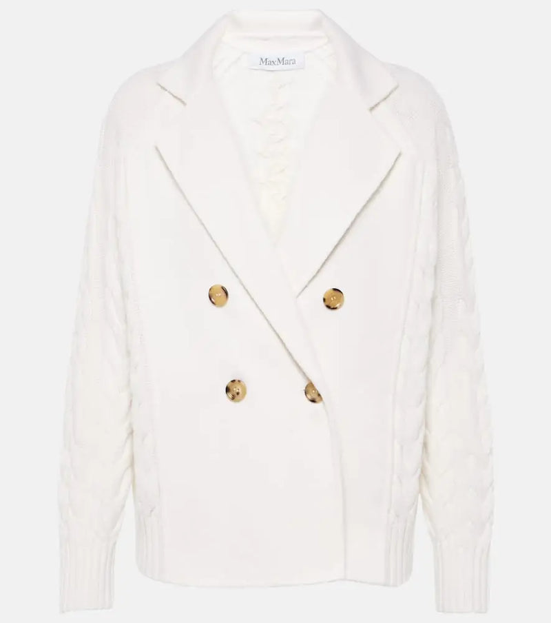 Max Mara Micio wool and cashmere cardigan | LYBSTORE