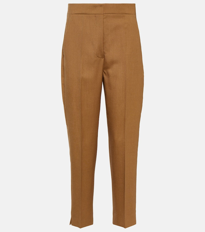 Max Mara Mira wool, mohair, and silk pants