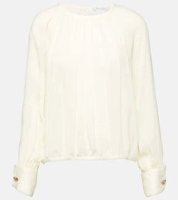 Max Mara Narvel silk crêpe top | LYBSTORE