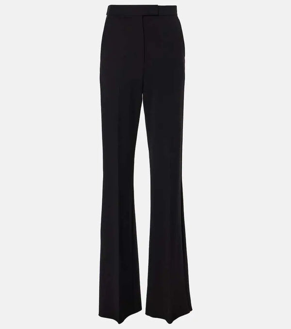 Max Mara Norcia pleated jersey straight pants