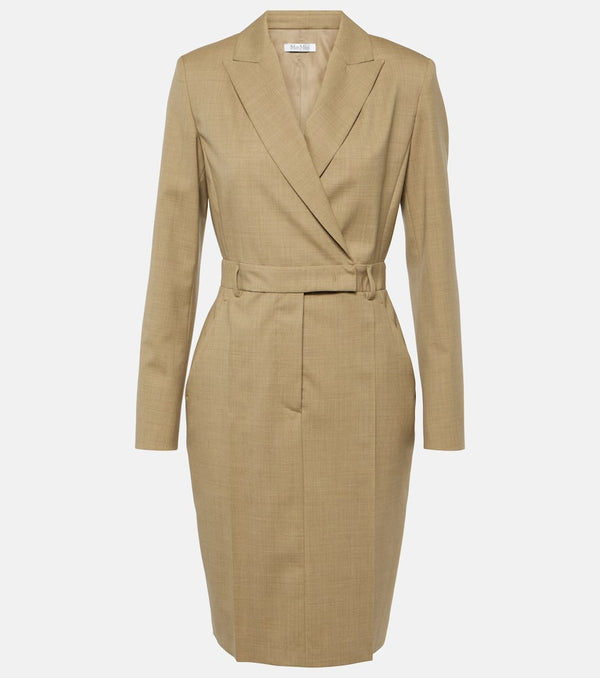 Max Mara Odessa virgin wool blazer dress