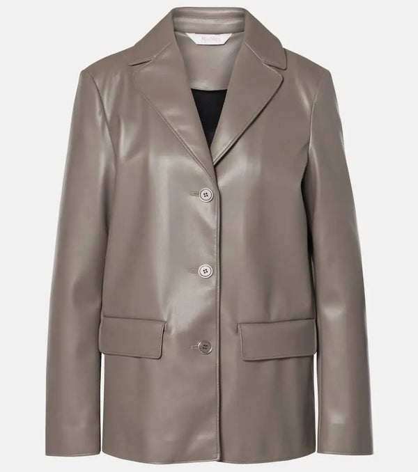 Max Mara Odilia coated jersey blazer | LYBSTORE