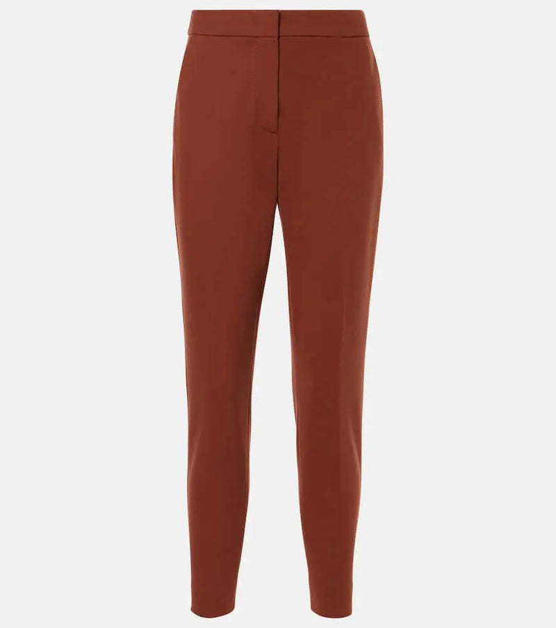 Max Mara Pegno jersey slim pants | LYBSTORE