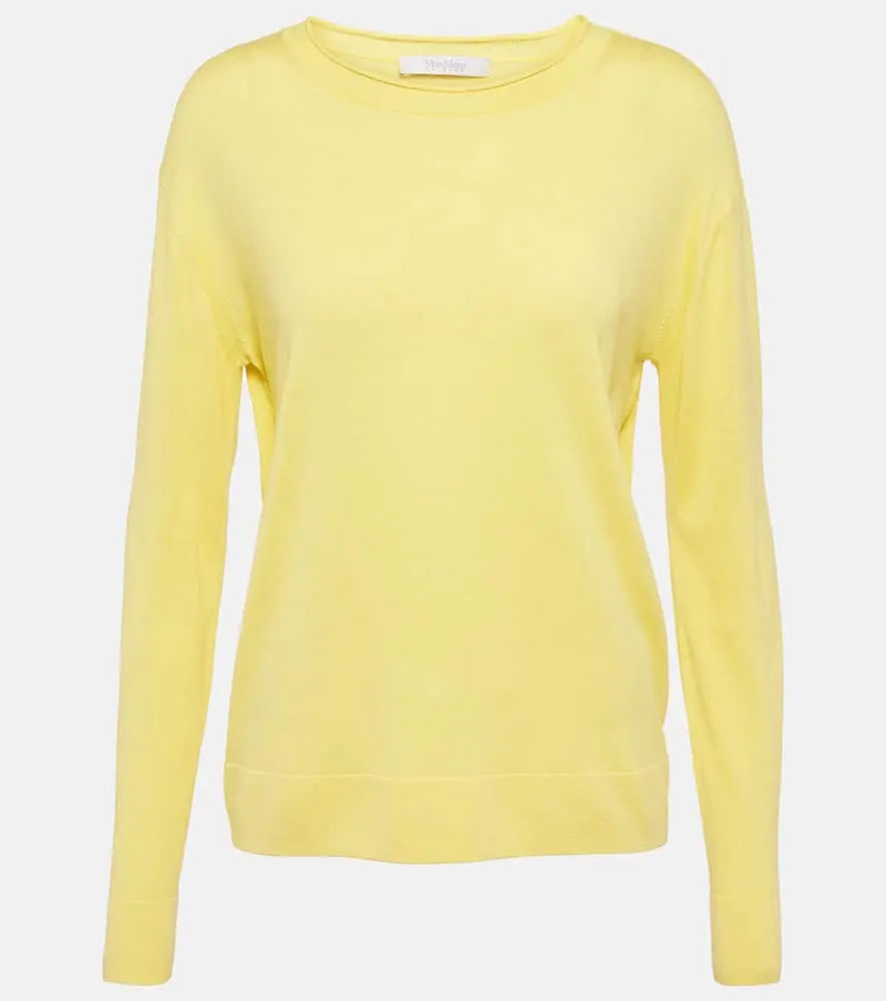 Max Mara Pensile silk and cotton sweater | LYBSTORE