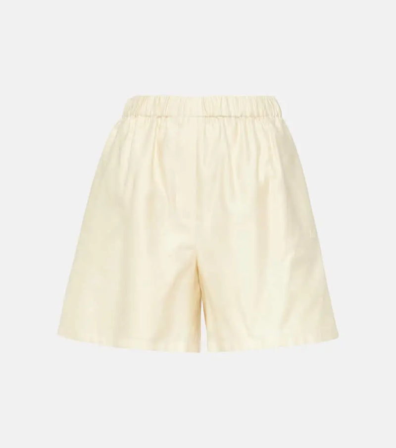 Max Mara Piadena high-rise cotton shorts | LYBSTORE