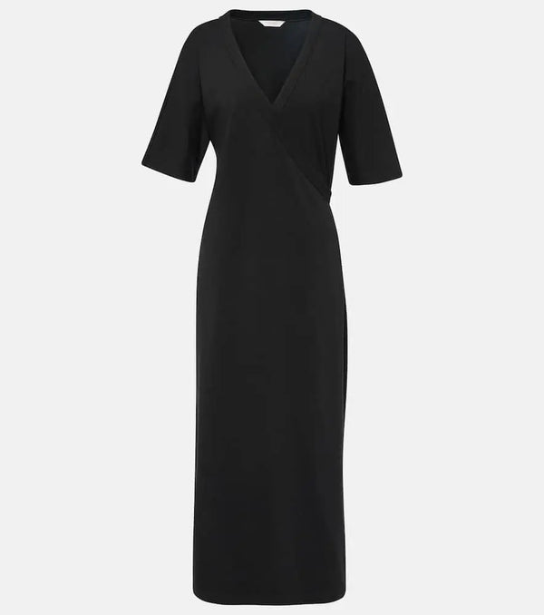 Max Mara Pisano cotton-blend jersey midi dress | LYBSTORE