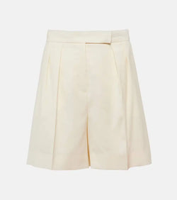 Max Mara Priamo high-rise virgin wool shorts