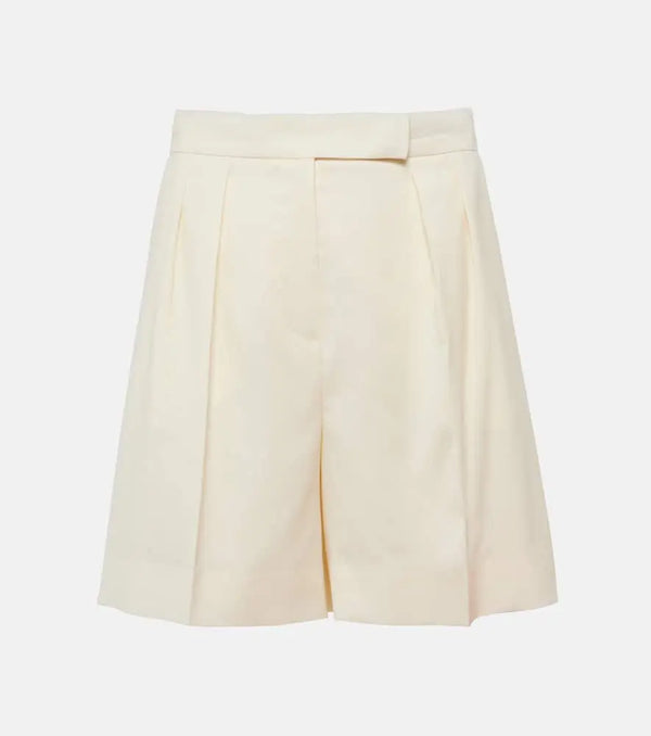 Max Mara Priamo high-rise virgin wool shorts