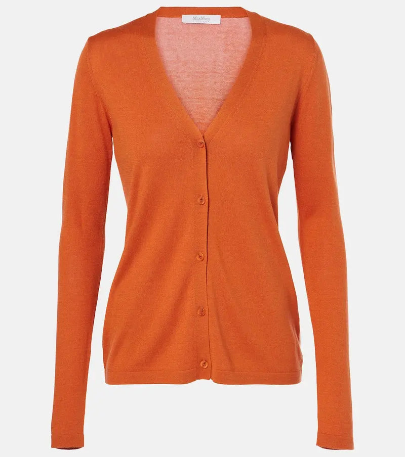 Max Mara Quirino silk and cotton cardigan | LYBSTORE