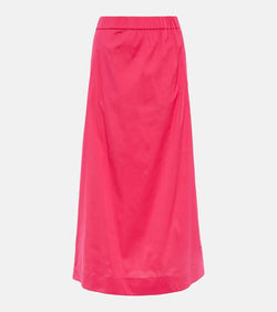 Max Mara Ricetta poplin midi skirt | LYBSTORE